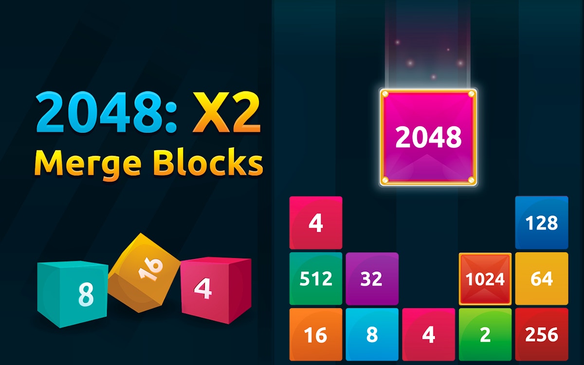 Cover art for 2048 X2 Merge Blocks