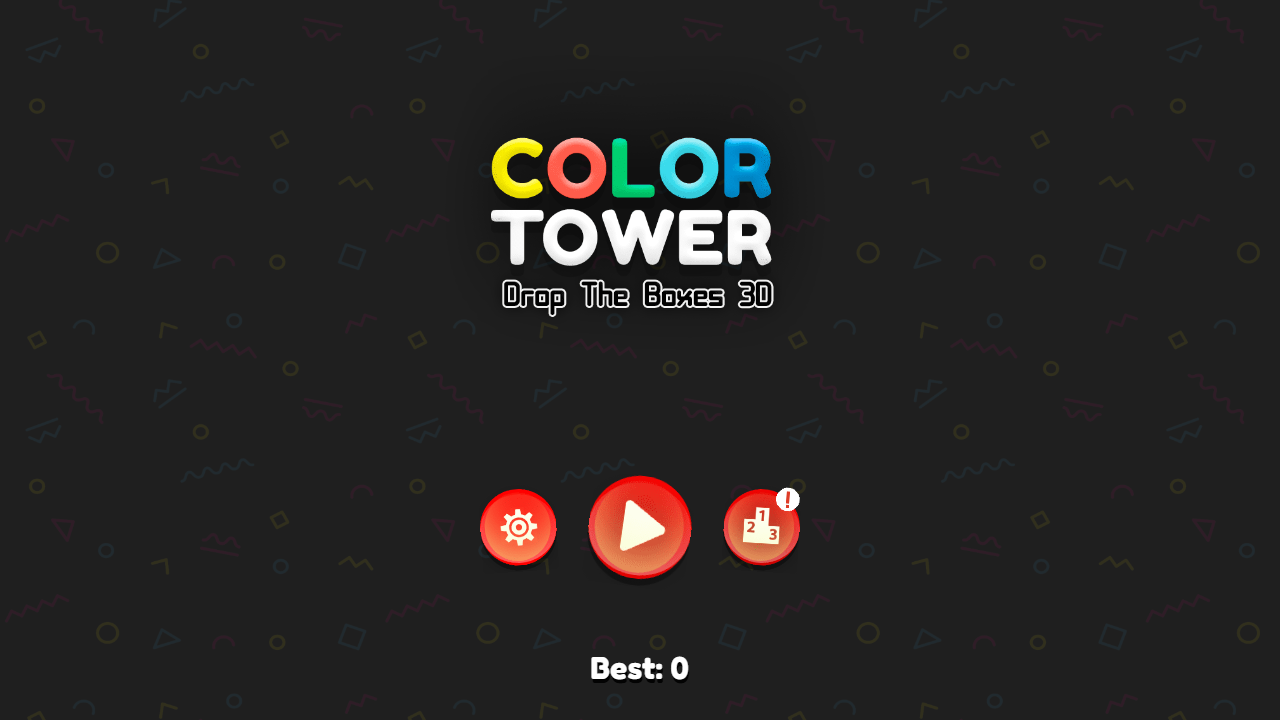 Hibzcloud first-play capture 1 of Color Tower 2 - Drop The Boxes 3D