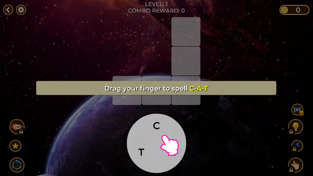 Hibzcloud first-play capture 1 of Connect the Word: Fill in the Crossword