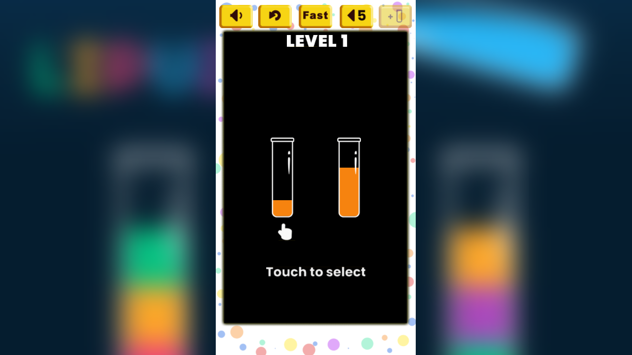 Hibzcloud first-play capture 1 of Lipuzz - Water Sort Puzzle