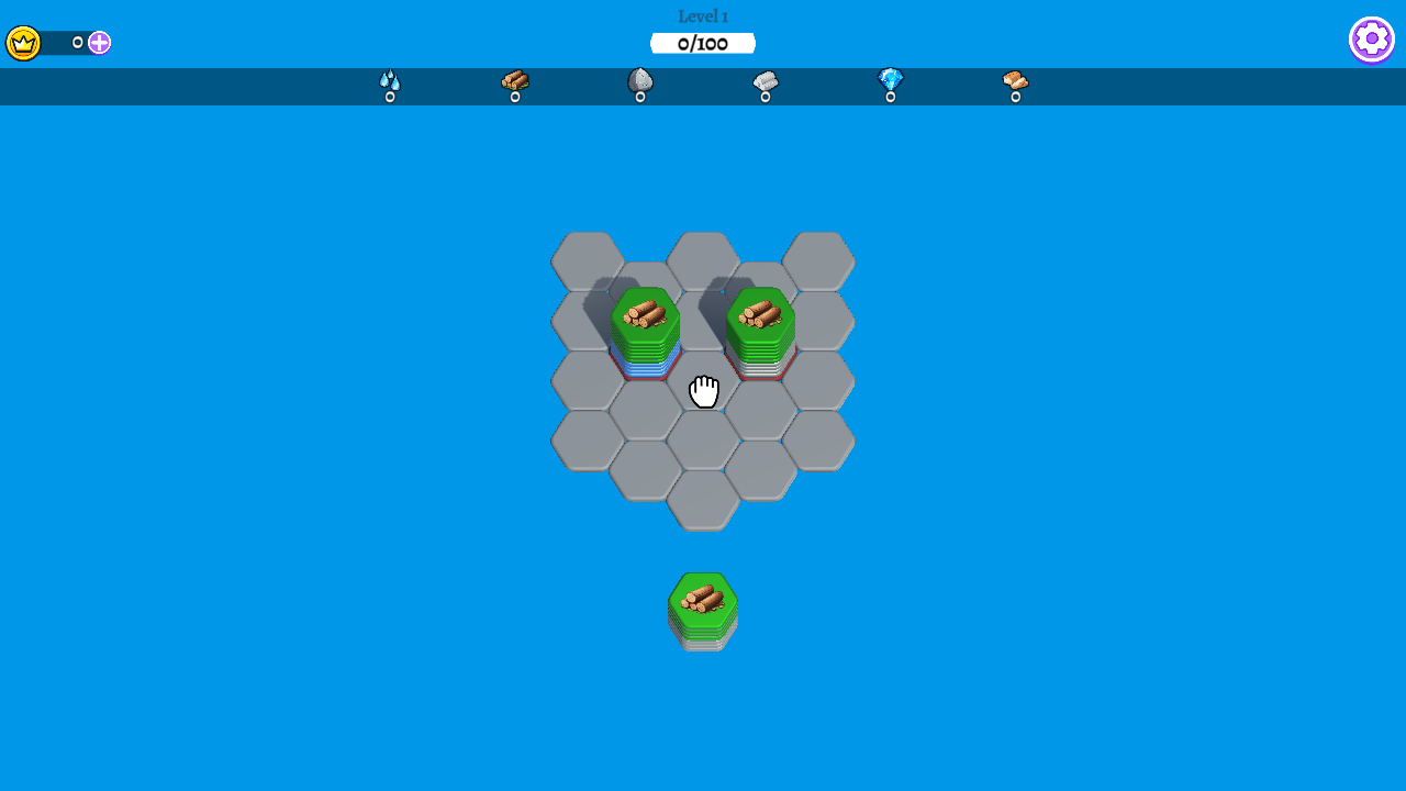 Hibzcloud first-play capture 1 of Magic Kingdom. Hex Match