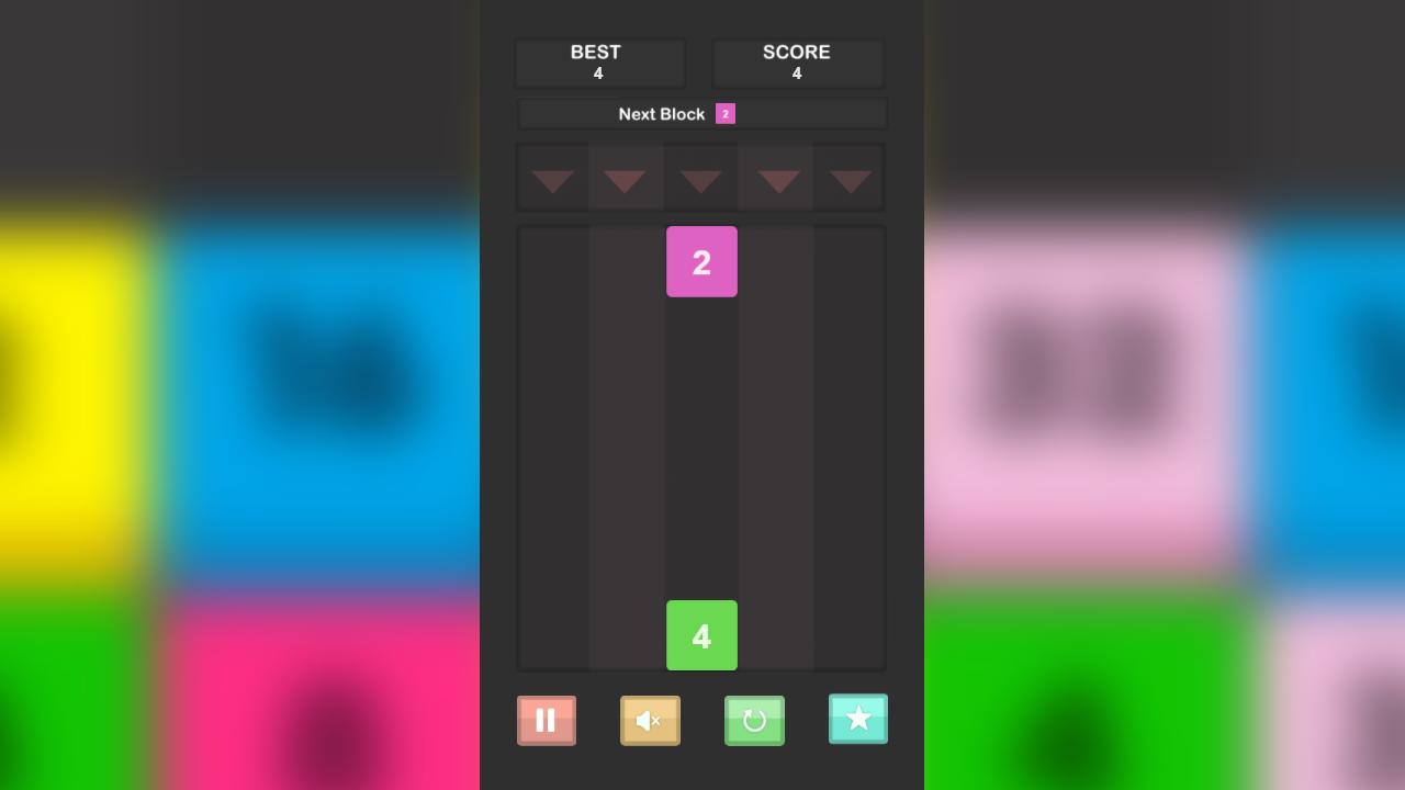 Hibzcloud first-play capture 1 of Merge Numbers - Drop The Numbers