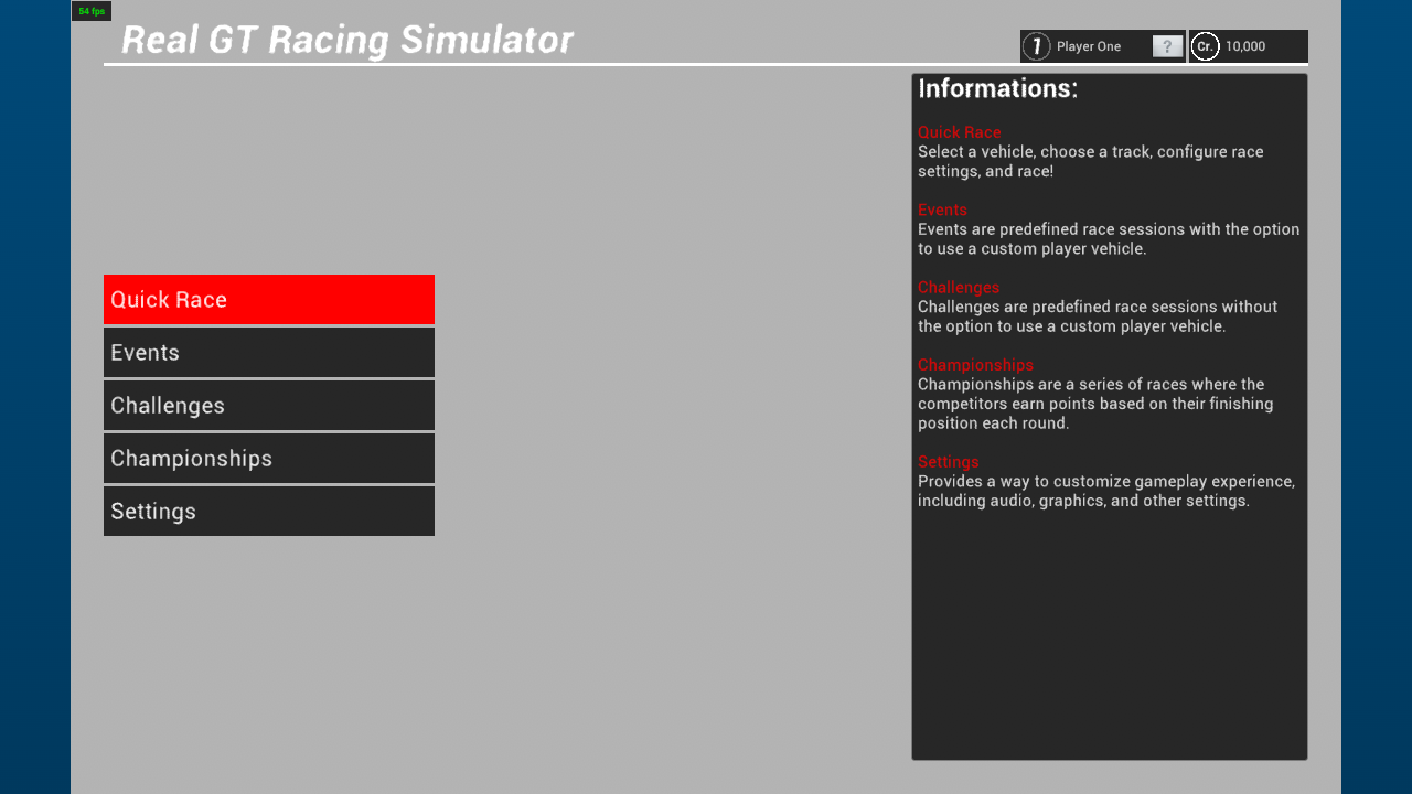 Hibzcloud first-play capture 1 of Real GT Racing Simulator