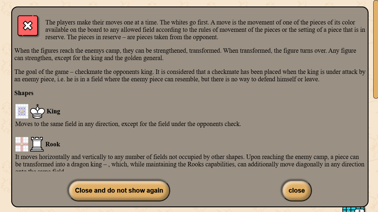 Hibzcloud first-play capture 1 of Shogi Japanese Chess